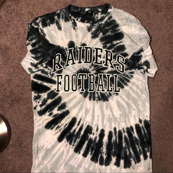 raiders tie dye shirt